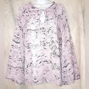Buddy Love Snakeskin Blouse